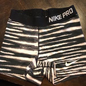 Nike pro spandex shorts